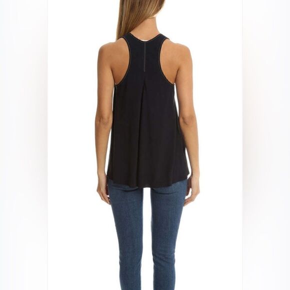 Helmut Lang Navy Tank. Raw Hem. NWOT SZ XS. Runs large. - Picture 2 of 7